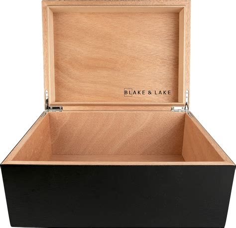 black wood box with lid metal|Black Metal Box With Lid .